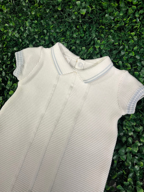 Dolce Goccia Boys' Cotton Knit Romper