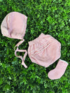 Mayoral Girl’s Rose Pink Three Piece Bloomer Set 9617
