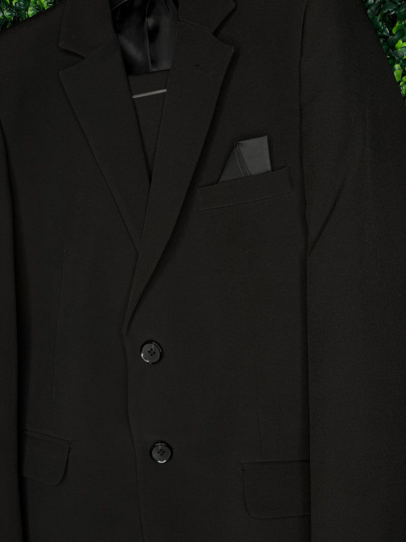 Leo & Zachary Boys' Black Suit Set
