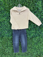 Mayoral Boys’ Quarter Zip and Jean Set 4375