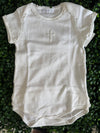 Girls Pina Cotton Ruffle Onesie with Rosette Cross