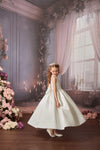 Princess Daliana White Halter Lace Gown Z25004