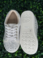 Girls’ Scattered Rhinestone Slip On Sneaker - 5149
