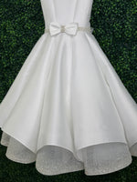 Michelina Bimbi Mikado Shimmer Communion Gown J4203