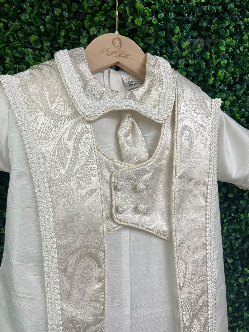 Piccolo Bacio Gold Lucrezio Boys’ Christening Outfit