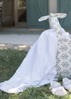 Mayoral Girls' White Cotton Baby Blanket
