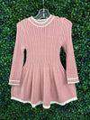 Mayoral Rose Pleated Knit Dress 4920
