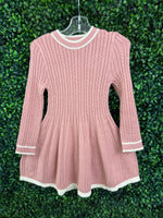 Mayoral Rose Pleated Knit Dress 4920