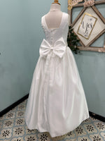 Nan & Jan Dutch Satin A-line Communion Gown - Julia