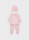Mayoral Baby Girls’ Pink Knit Three Piece Outfit 9981