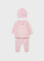 Mayoral Baby Girls’ Pink Knit Three Piece Outfit 9981