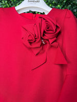 Bimbalo' Made In Italy Girls’ Ruffle Rosette Dress