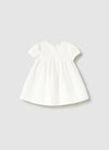 Mayoral Girls’ White Velvet Dress - 2816