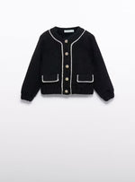 Abel & Lula Faux Shearling Lady Jacket and Skirt Set 5843