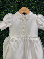 Piccolo Bacio Boys' Regal Lace Massimo Romper