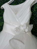 Michelina Bimbi Tiered Shimmer Gown J4213