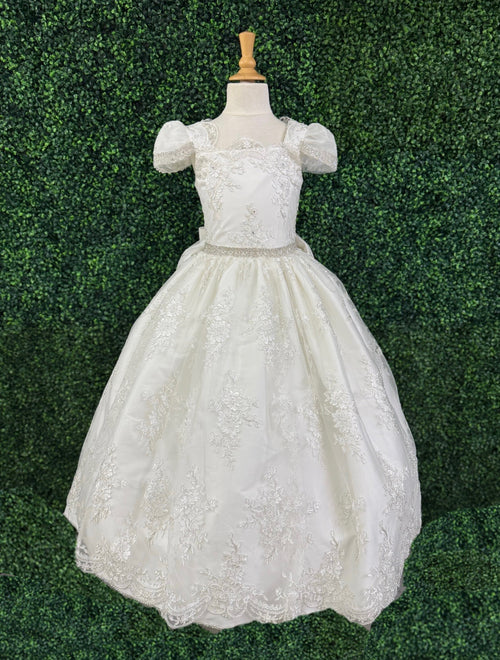 Piccolo Bacio Exclusive Lace and Silk Couture Luciana Gown