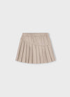 Mayoral Girls’ Metallic Knit Sweater and Pleated Skirt Set 4302