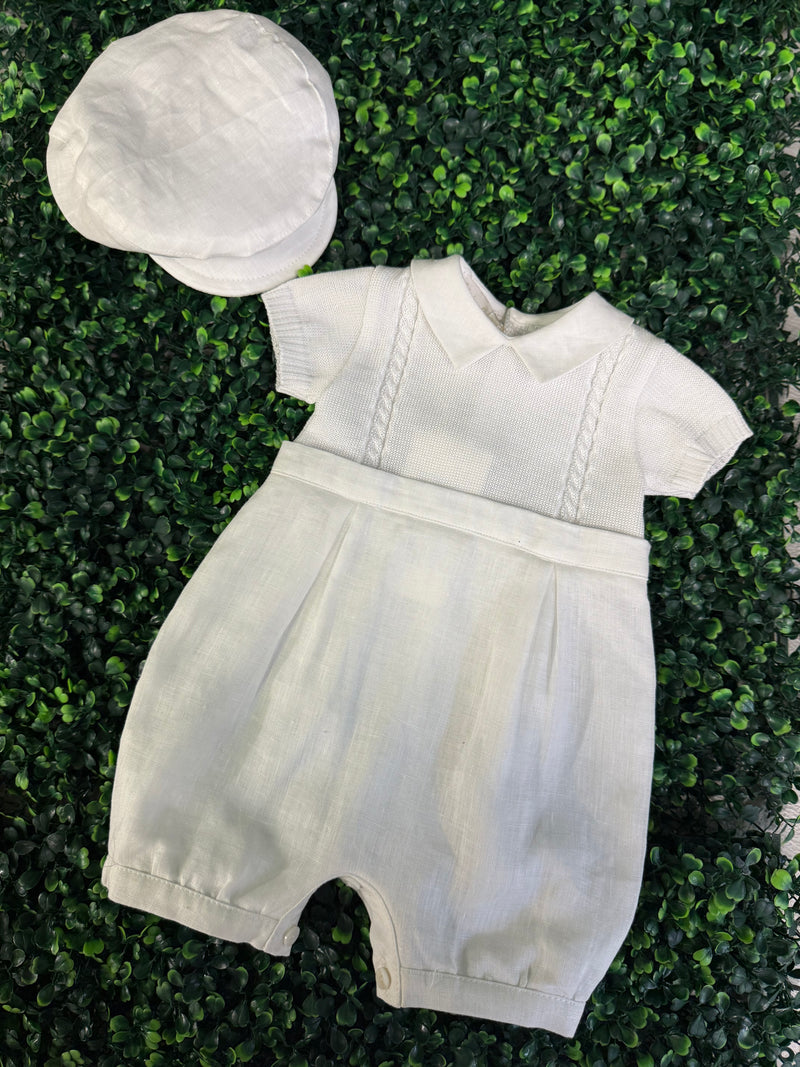 Bimbalo Boys' Linen and Knit Bris Outfit 5573