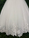 Princess Daliana Girls’ Rosette Lace Long Gown - Z25069