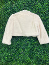 Beggi Girls’ Cream Fur Bolero 184