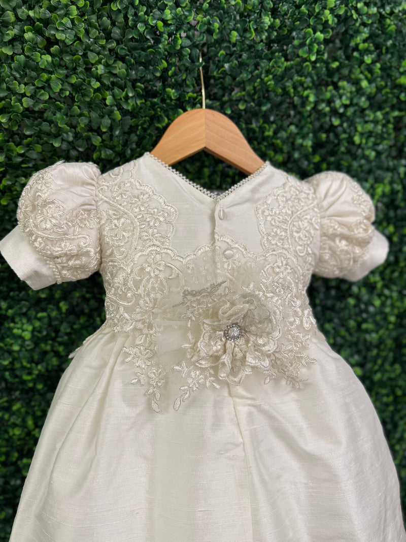 Piccolo Bacio Dupioni Silk Convertible Gown Eliana
