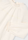 Mayoral Girls’ Bow Vest and Jeggings Three Piece Set 4314