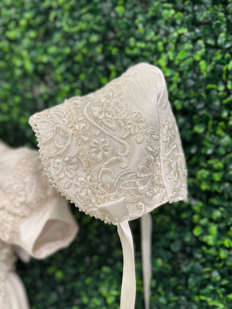 Piccolo Bacio Dupioni Silk Convertible Gown Eliana