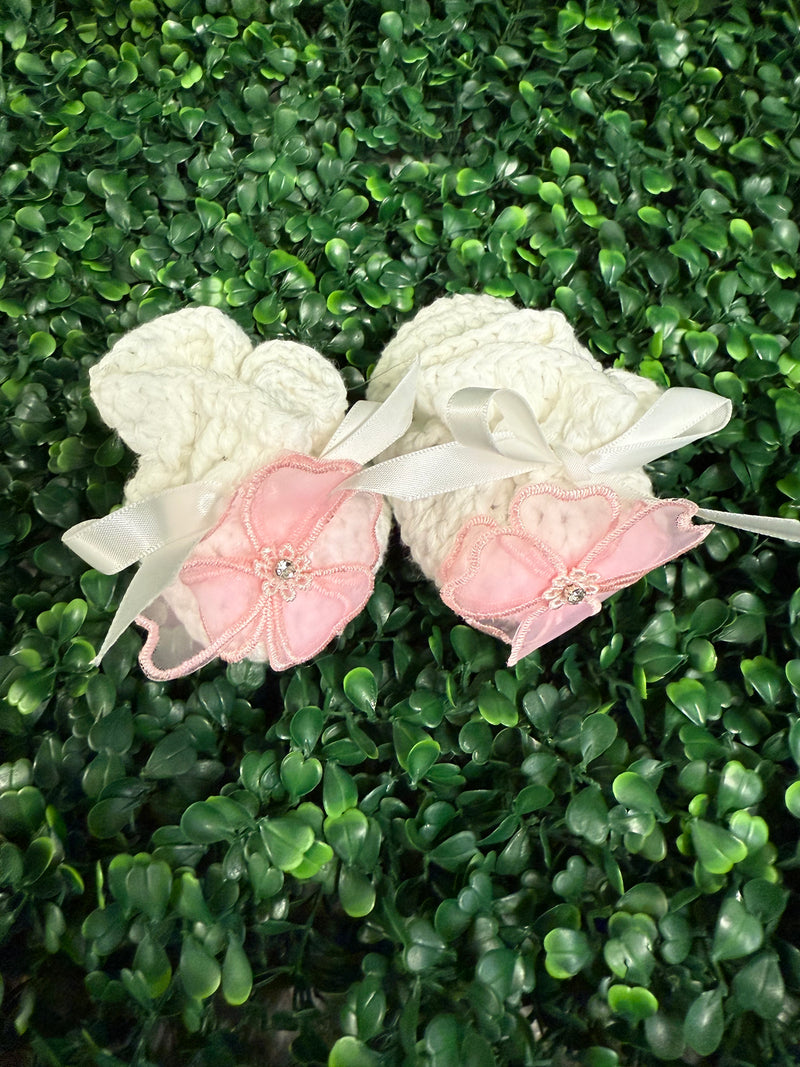 Girls’ Cotton Knit Cherry Blossom Set