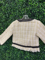 Oh La La Couture Girls’ Tweed Lady Jacket and Tutu Dress Set