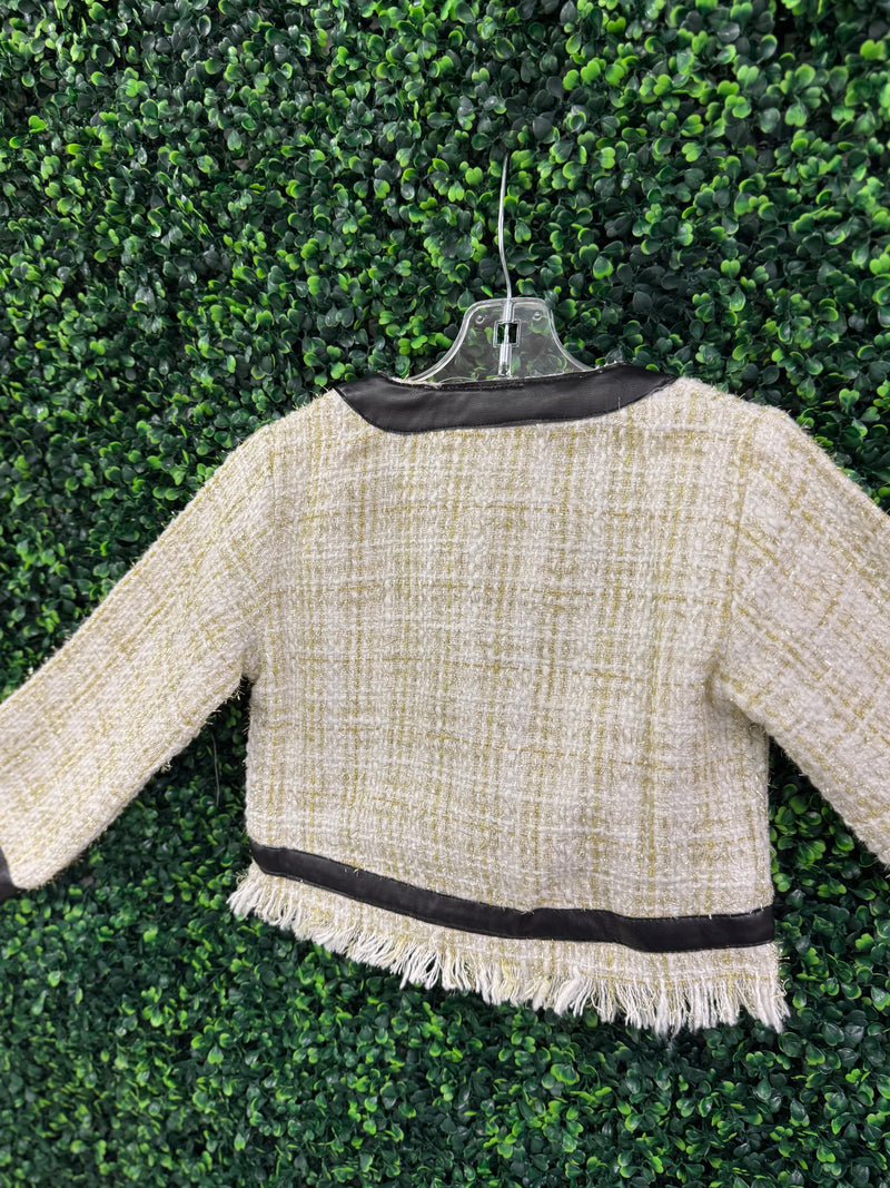 Oh La La Couture Girls’ Tweed Lady Jacket and Tutu Dress Set