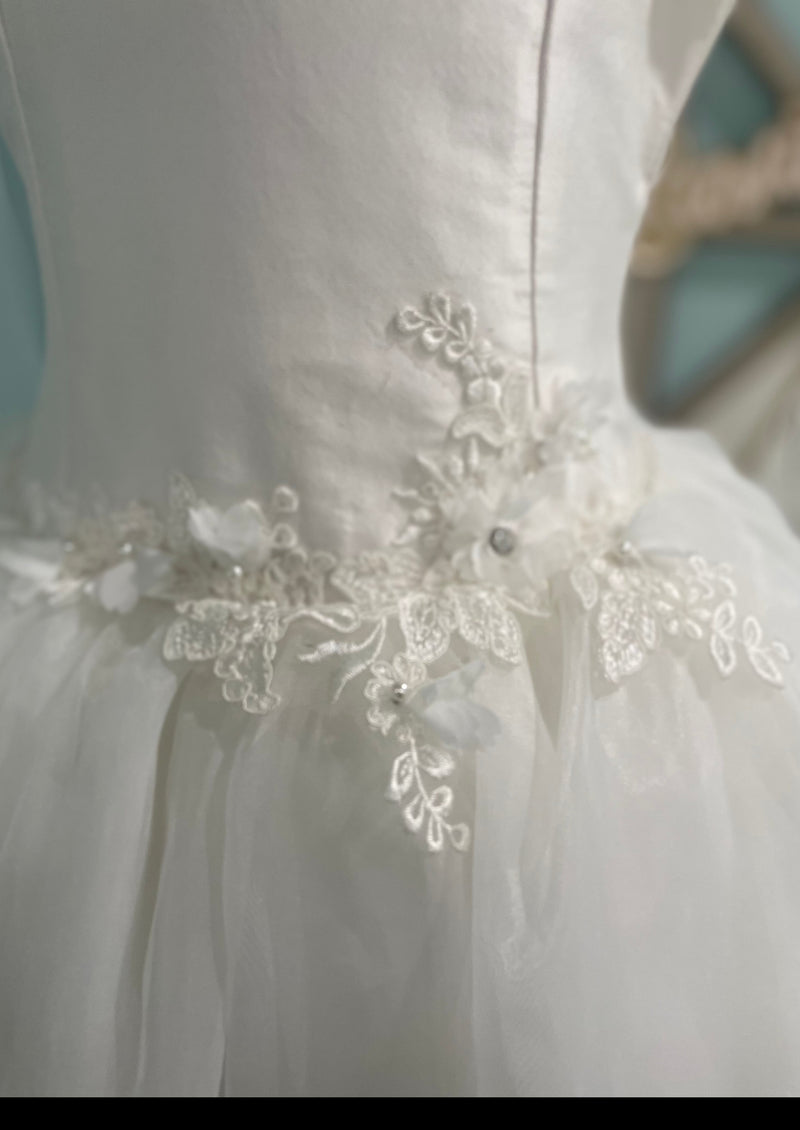 Custom silk gown by Christie Helene.  Size 6-16