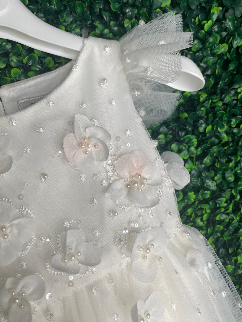 Dolce Bambini Petal Tulle Cathedral Gown