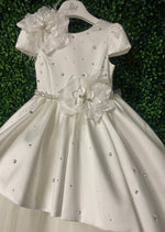 Sara's Exclusive! Michelina Bimbi Mikado Tulle Communion Dress