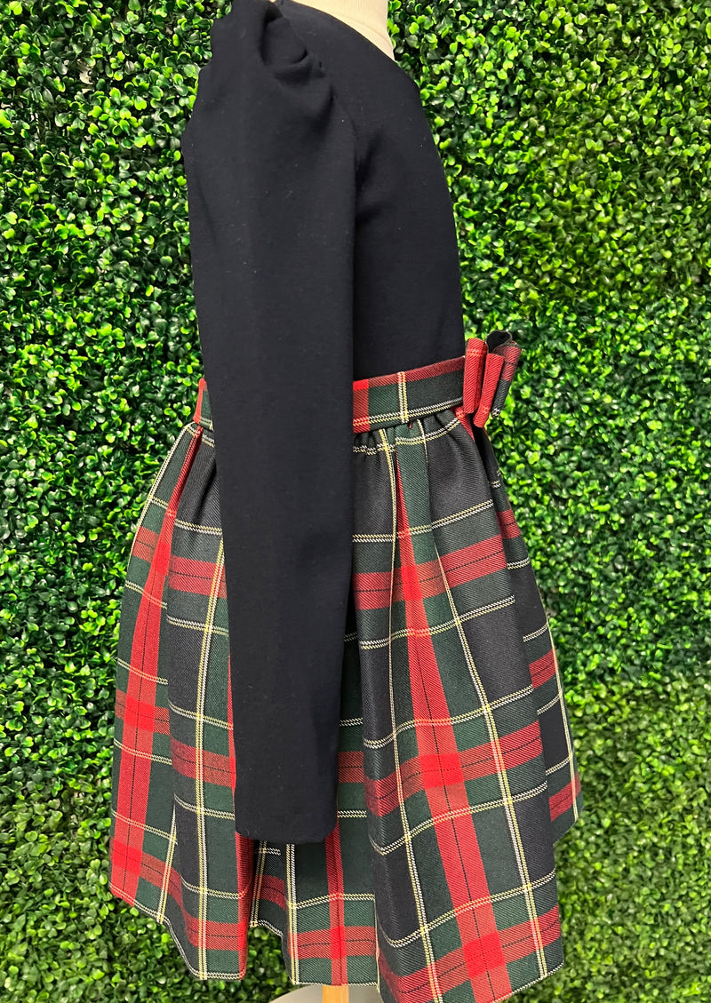 Abel & Lula Girls’ Marino Plaid Dress 5531