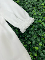 Mayoral Velvet White Bow Applique Dress 2854