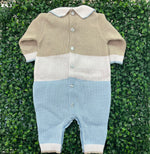 Bimbalo Boys' Knit Ensemble with Wooden Button Accents