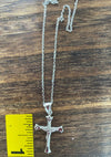 Sara’s 14K White Gold Crucifix Necklace