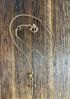 Sara’s 14K Gold Cross Necklace