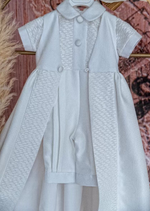 Dolce Bambini Boys' Couture Button Outfit