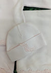 Sippy Baby Pink Pima Cotton 3pc Crochet Trim Set