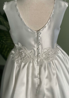 Princess Daliana Elegant Circular Skirt Satin Applique Gown 20611T