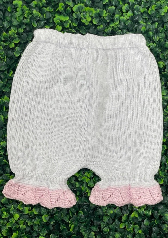 Dolce Goccia Knit Baby Girl Dress and Bloomers 24SS22PEC232Z