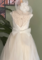 2 Tone Lace and Tulle Flower Girl Dress