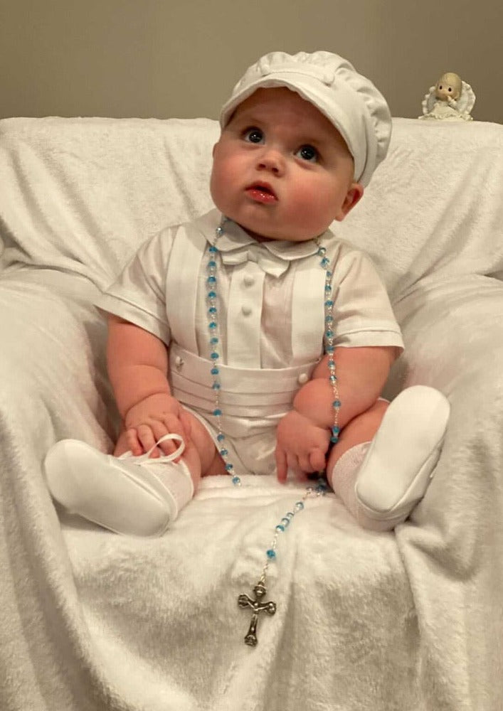 Piccolo Bacio Renzo Shorts Boys Baptism Outfit