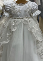 Piccolo Bacio Couture Girls' Royal Baptism Dress - Karenina