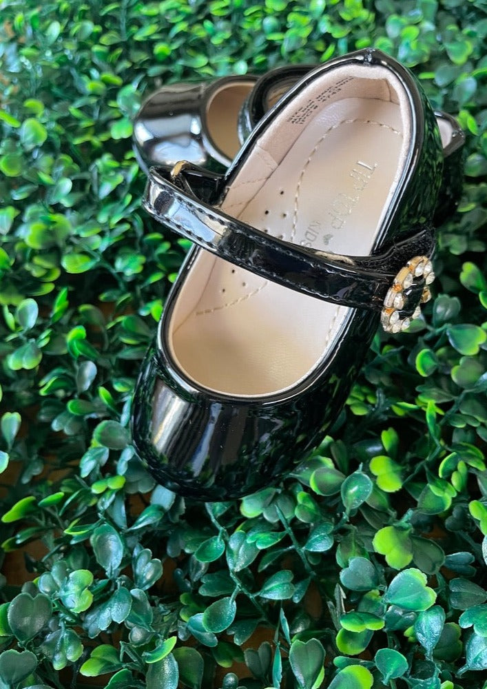 Tip Top Girls Infant and Toddler Patent Leather MaryJane Shoes S141 4 Toddler / Black Tip Top Girls Infant and Toddler Patent Leather MaryJane Shoes S141 4 Toddler / Black