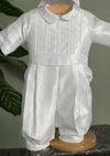 Piccolo Bacio Boys' Little Prince Baptism Outfit with Cording Detail
