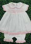 Dolce Goccia Knit Baby Girl Dress and Bloomers 24SS22PEC232Z