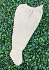 Juliana Knit 3 Piece Tan & White Neutral Infant Set